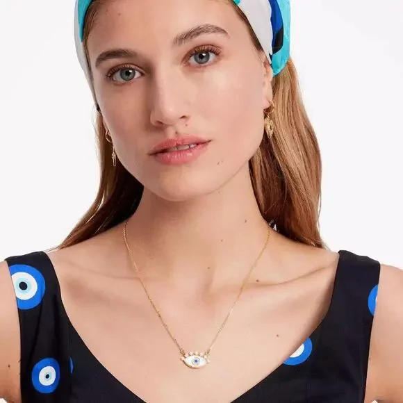 Kate Spade Evil Eye Pendant Necklace - Picture 2 of 6